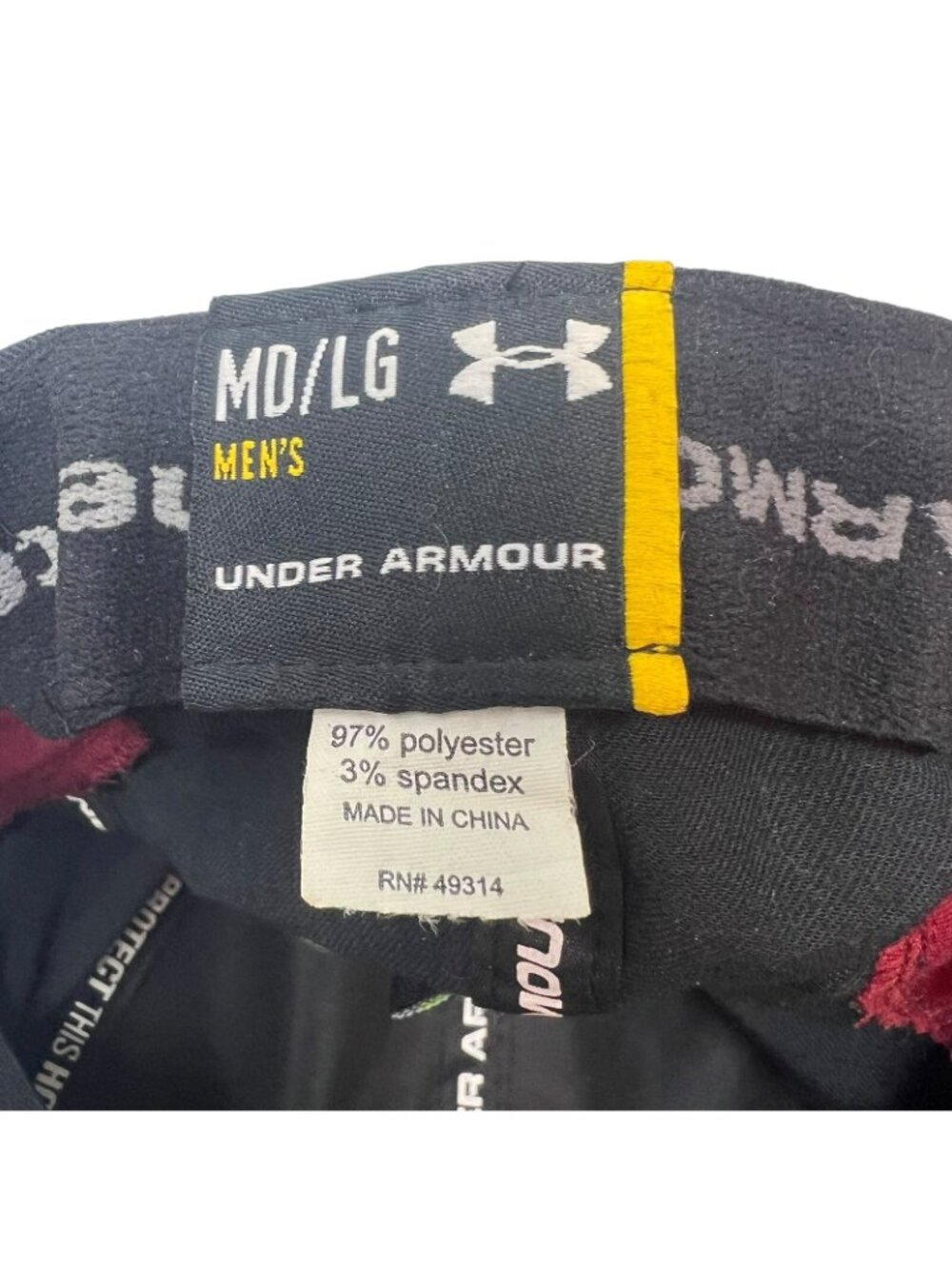 USC University of South Carolina Gamecocks Under Armour Fitted Hat Cap M/L Logo - Picture 8 of 9